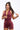 Sculpt Pro Jumpsuit Maroon Red